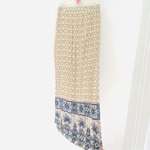 💕Pretty Bohemian Print Long Skirt SZ M - Picture 8 of 13